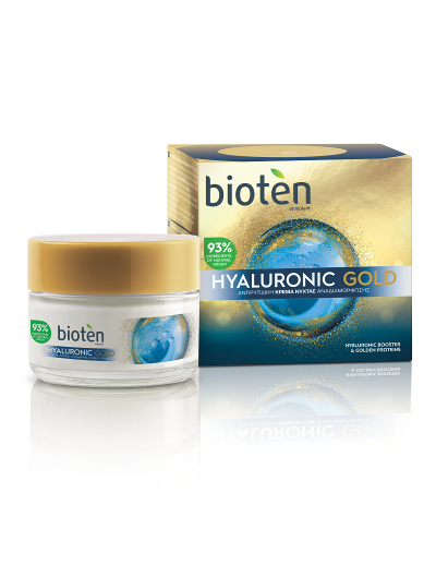 Bioten Κρέμα Νύχτας Hyaluronic Gold Cream 50ml