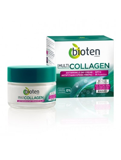 Bioten Αντιρυτιδική Κρέμα Ημέρας Multi Collagen Spf 10+Ir 50ml
