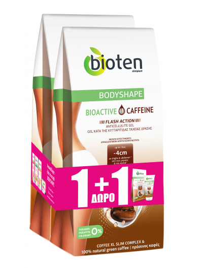 Bioten Bodyshape Αντικυτταριδικό Gel Bioactive Caffeine 200ml 1+1