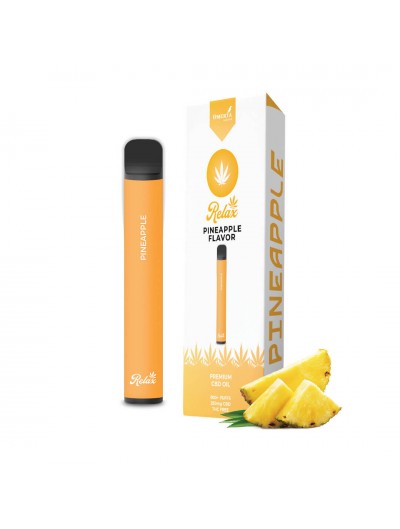 Ηλεκτρονικό Τσιγάρο Μιας Χρήσης - Relax CBD Disposable Pen Pineapple- 250mg