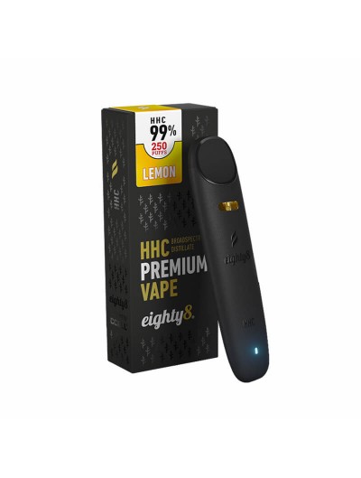 Eighty8 Ηλεκτρονικό Τσιγάρο Μιας Χρήσης 99% HHC Lemon - 0.5ml