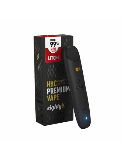 Eighty8 Ηλεκτρονικό Τσιγάρο Μιας Χρήσης 99% HHC Lithi - 0.5ml