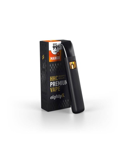 Eighty8 XL Ηλεκτρονικό Τσιγάρο Μιας Χρήσης 99% HHC Mango - 2ml