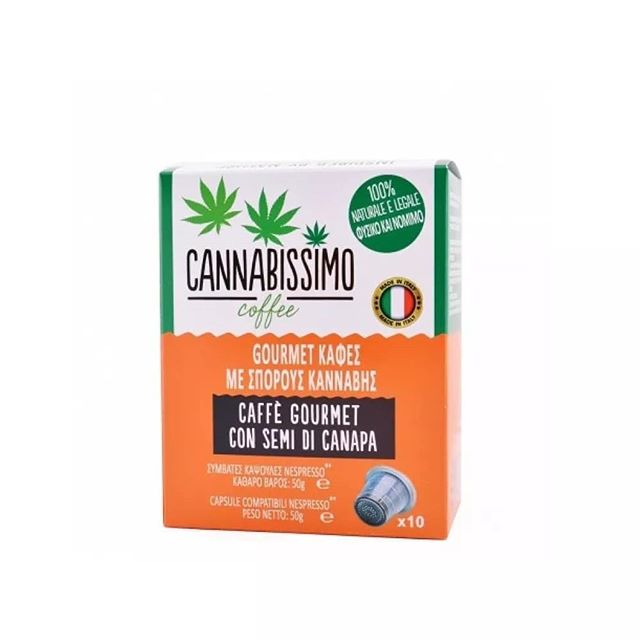 Cannabissimo | Καφές Με Σπόρους Κάνναβης 50gr